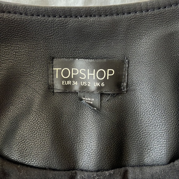 Topshop faux leather jacket - Picture 5 of 6